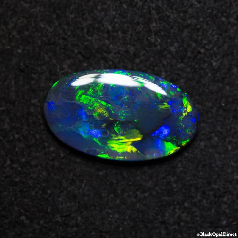 1.03 ct gem black opal 11x6.5x2mm - Image 3