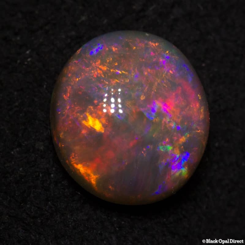 1.03 ct semi black opal 7x6x3.5mm - Image 2