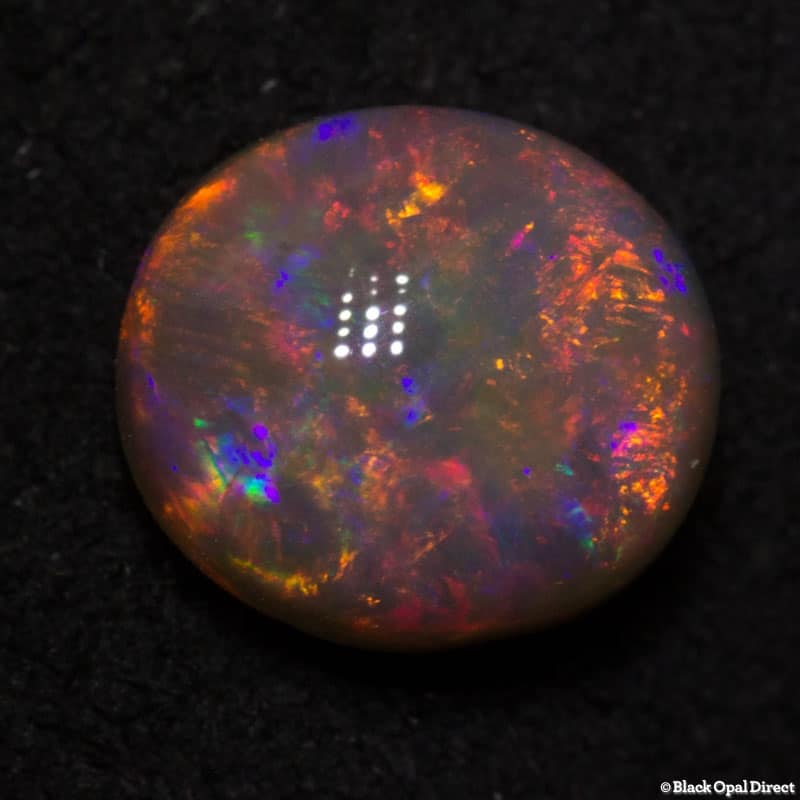 1.03 ct semi black opal 7x6x3.5mm - Image 4