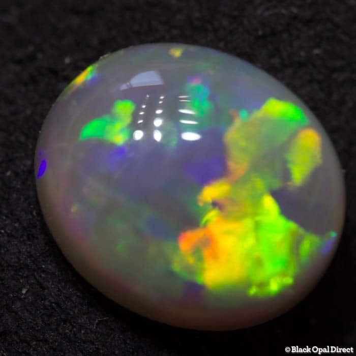 1.03 ct semi black opal 7x6x3mm - Image 3