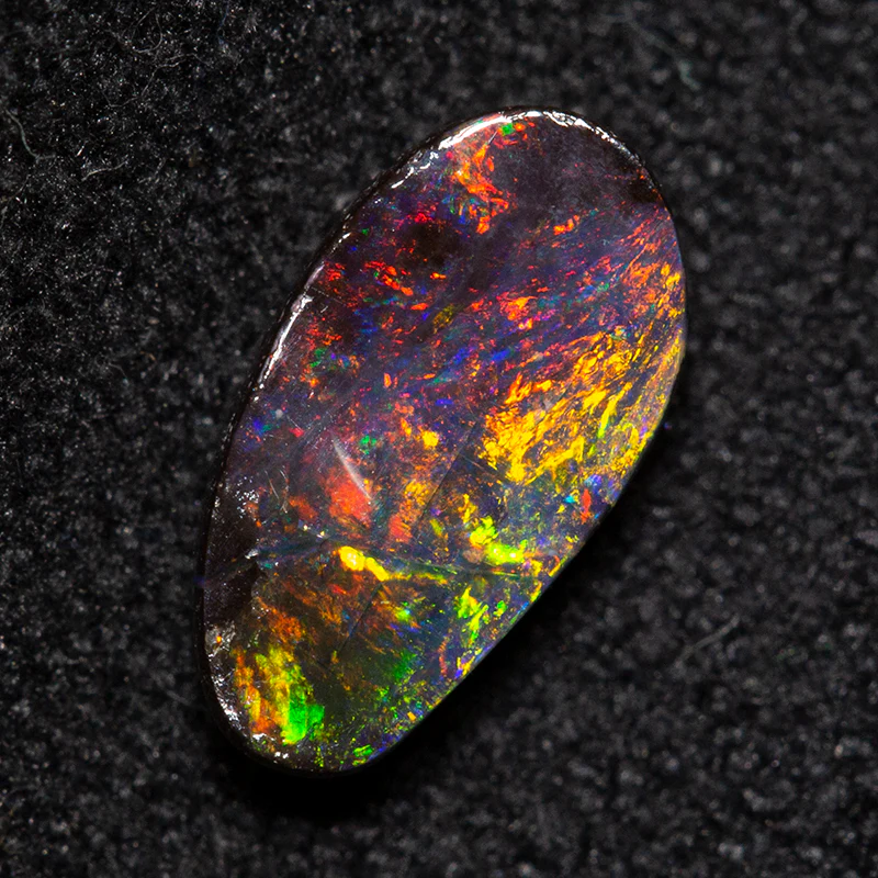 1.04 ct boulder opal 8.7x4.7x2.4mm - Image 2