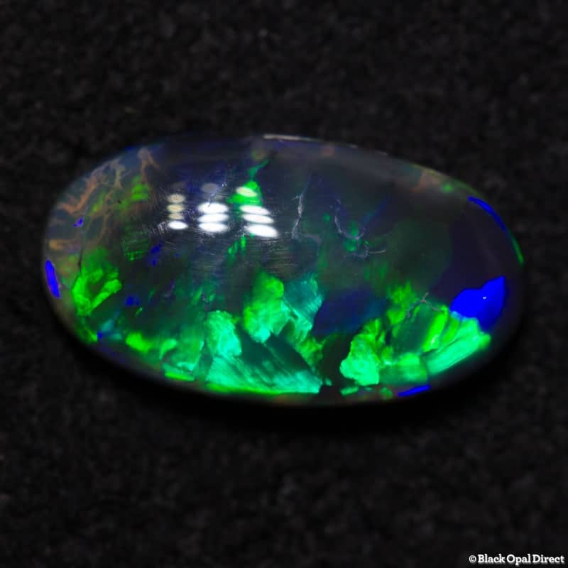 1.05 ct black opal 10x6x3mm - Image 3