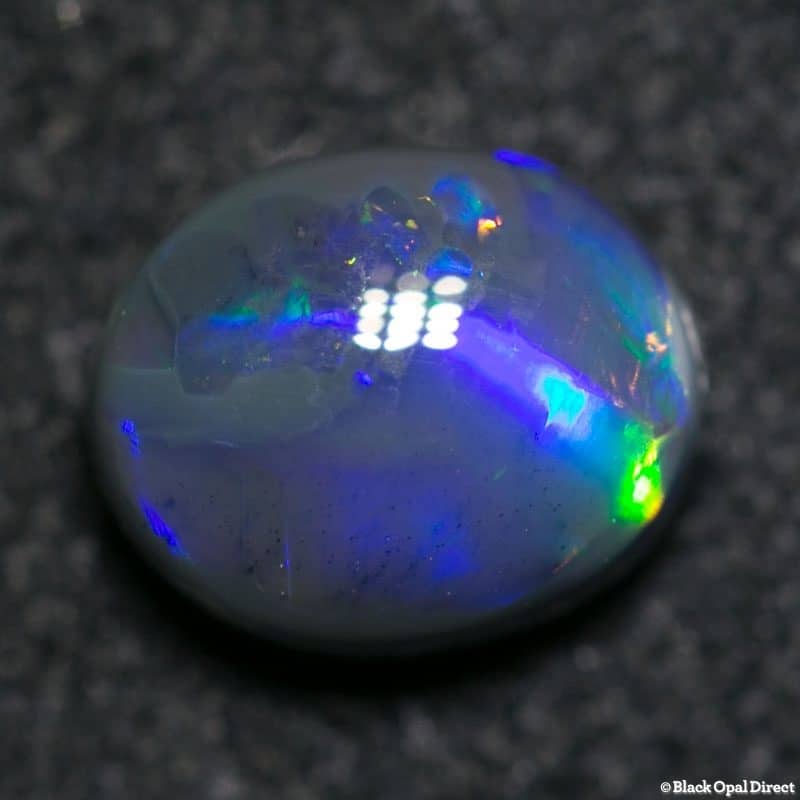 1.05 ct black opal 7x6x3.5mm - Image 3