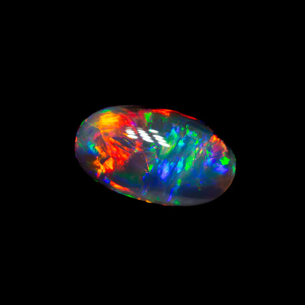 1.05 ct gem black opal 8.6x4.9x3.5mm - Image 2