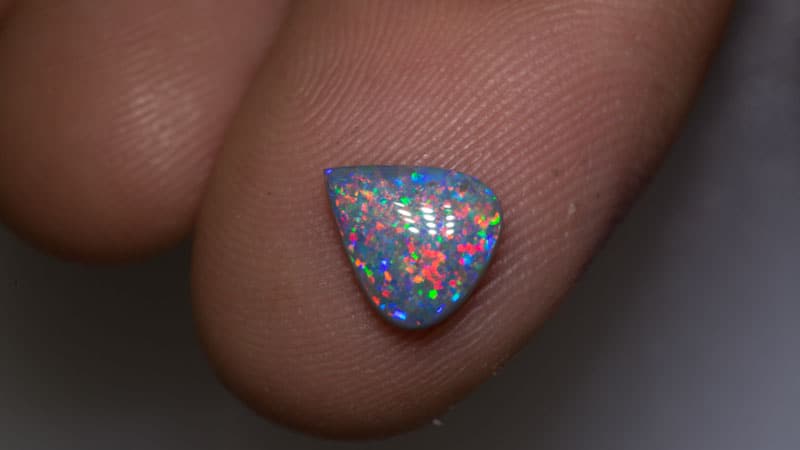 DEPOSIT 1.05 ct gem black opal 9x7.5x2.5mm - Image 3