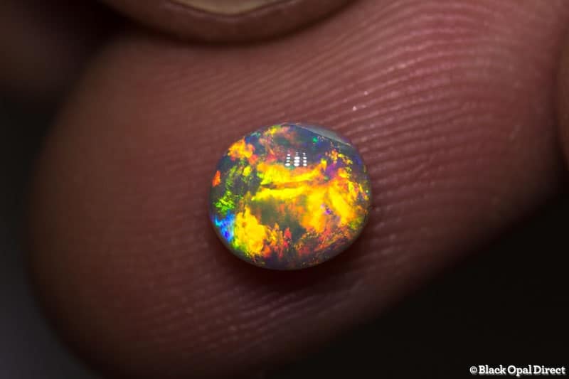 1.05 ct gem crystal opal 7x6x4mm - Image 2