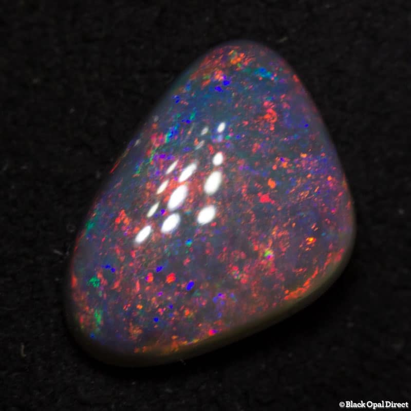 1.05 ct semi black opal 9x6.5x2mm - Image 2