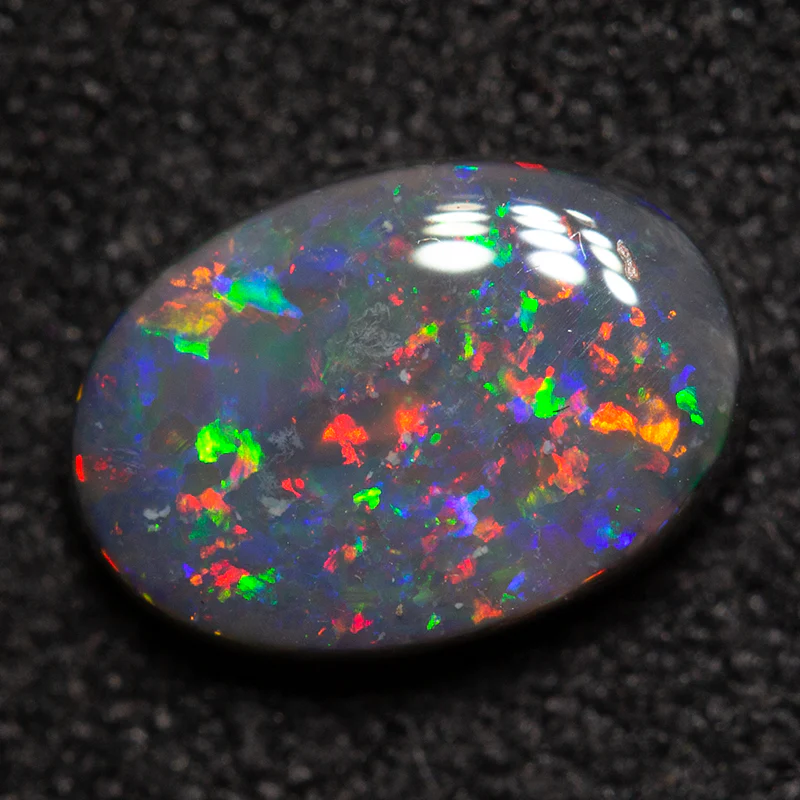 1.06 ct black opal 8.6x6x2.7mm - Image 3
