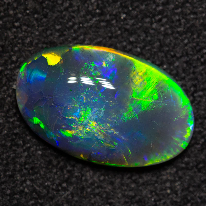 1.07 ct black opal 10.3x6.4x2.5mm - Image 3