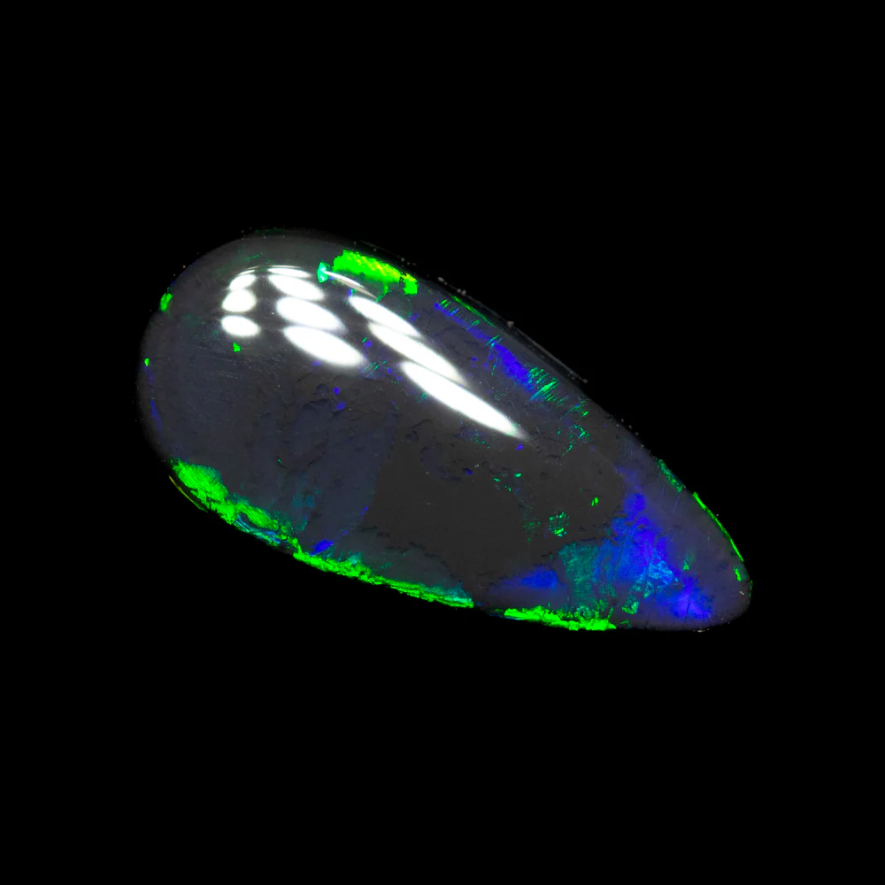 1.07 ct black opal 11x5.3x2.8mm - Image 2