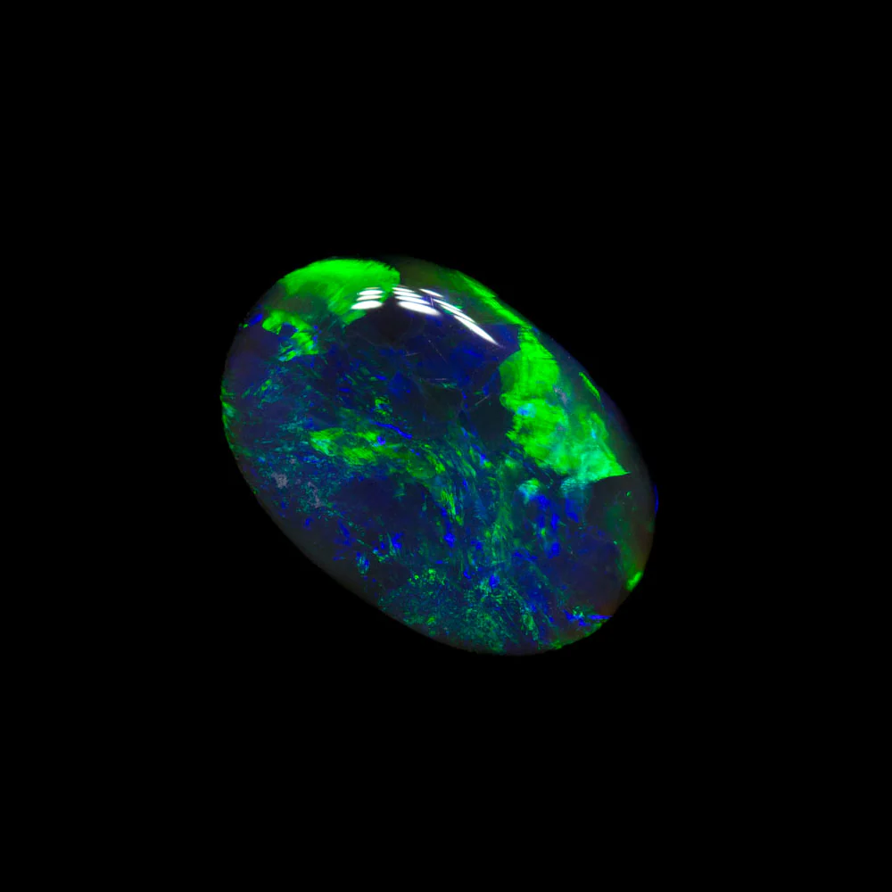 1.07 ct black opal 9.7x6.7x2.3mm - Image 2