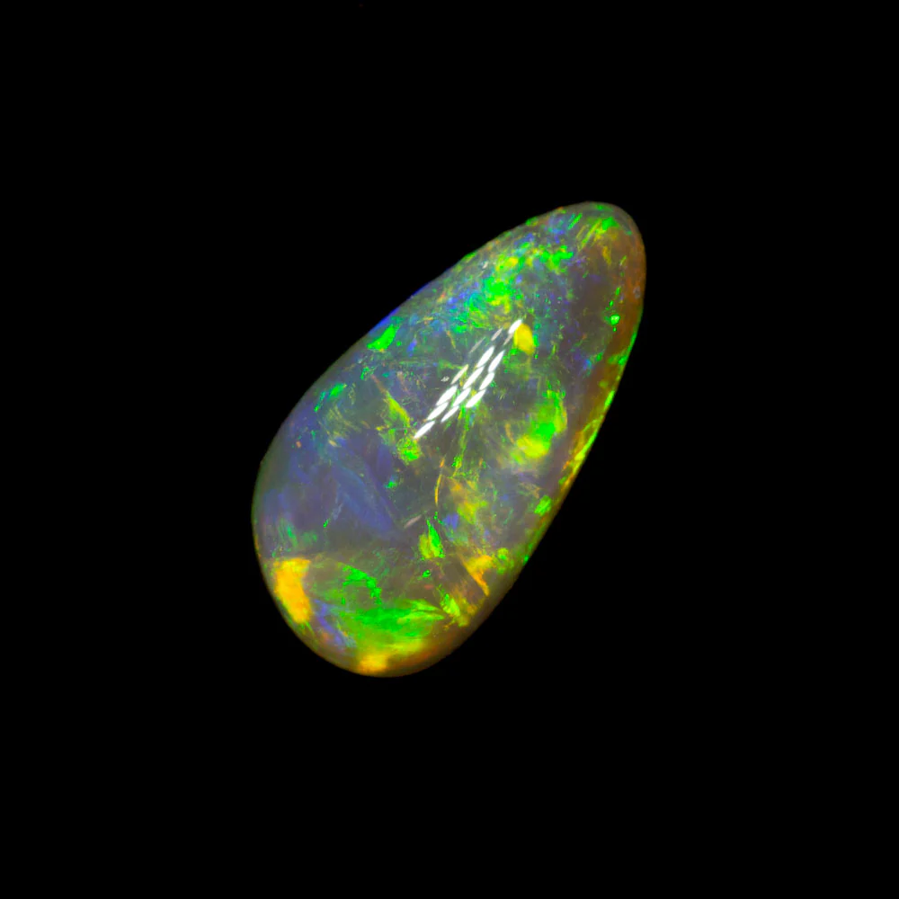 1.07 ct dark crystal opal 10.9x5.7x3mm - Image 2