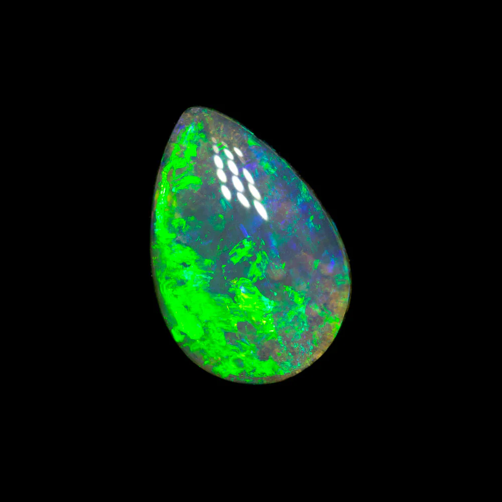 1.07 ct dark crystal opal 9.4x6.3x2.9mm - Image 2