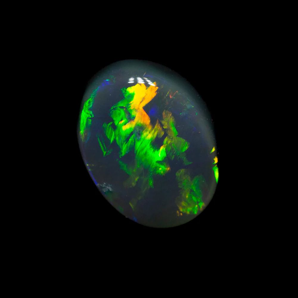 1.08 ct black opal 7.7x6x3.8mm - Image 2