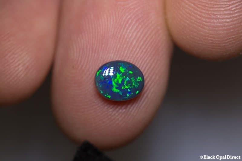 1.08 ct black opal gem 7.5x6x3mm - Image 4