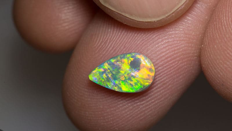 1.08 ct dark opal 10.5x6x2mm - Image 2