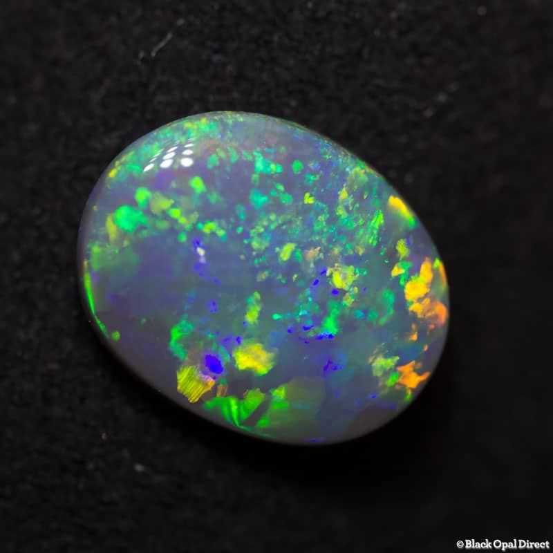 1.08 ct semi black opal 9x7x2.5mm - Image 2