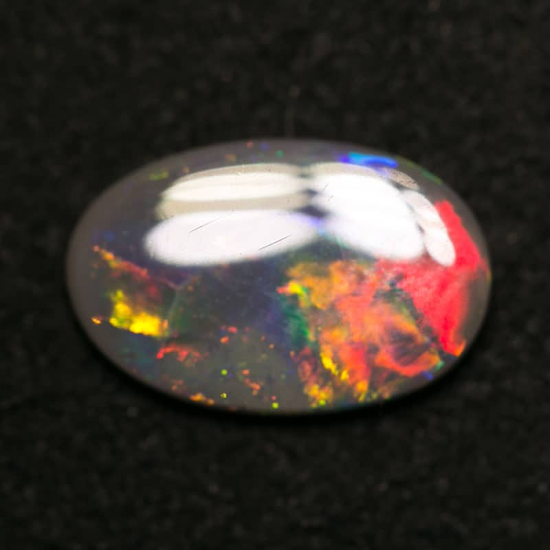 1.09 ct black opal 11x7x2mm - Image 5