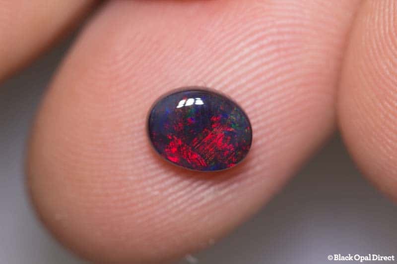 1.09 ct black opal 7.5x6x3mm - Image 2