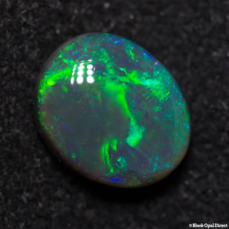 1.09 ct black opal 7x6x3.5mm - Image 3
