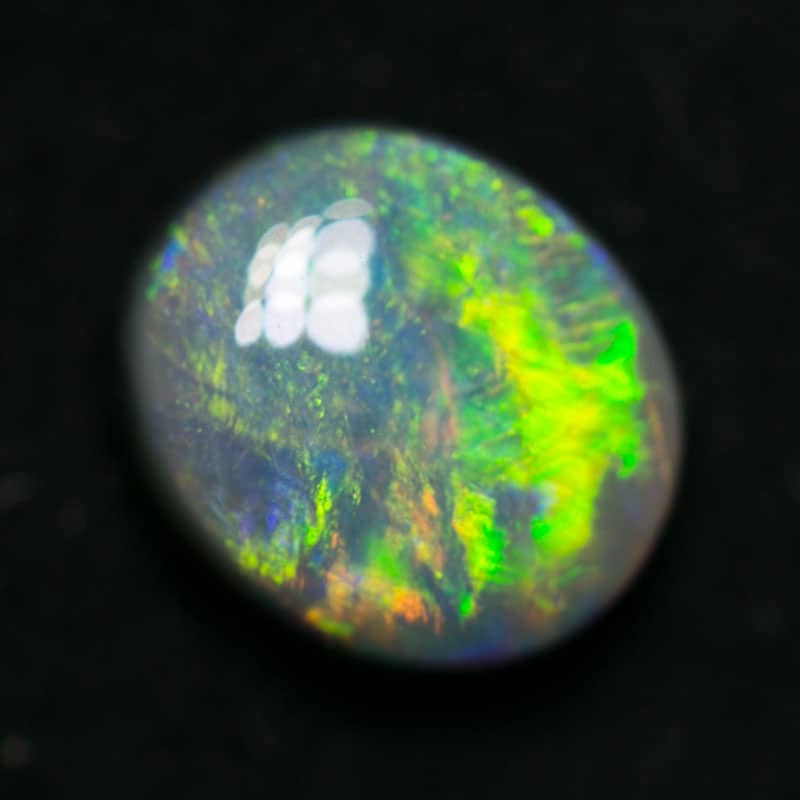 1.09 ct dark opal 7x6x3.5mm - Image 2