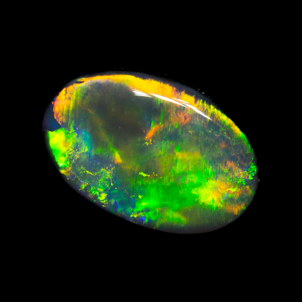 1.09 ct gem black opal 9.9x6.5x2.5mm - Image 2
