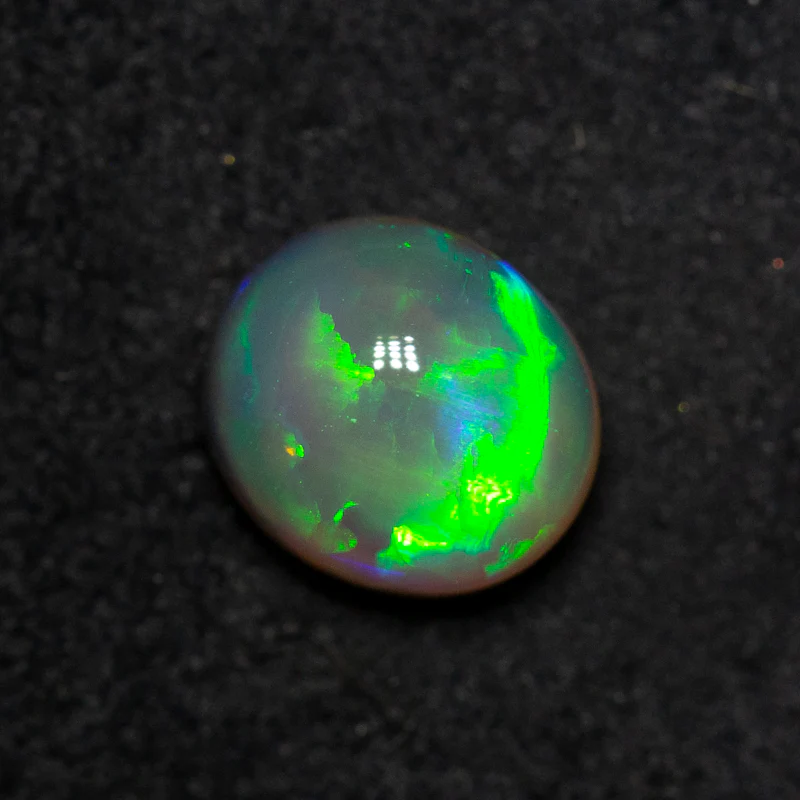 1.10 ct black crystal opal 6.9x6x4.3mm - Image 3