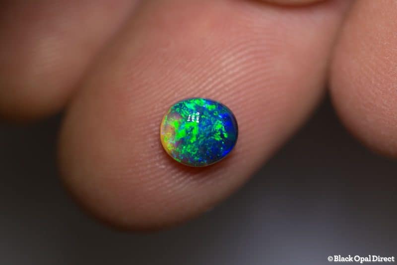 1.10 ct black opal 6x5x4mm - Image 2