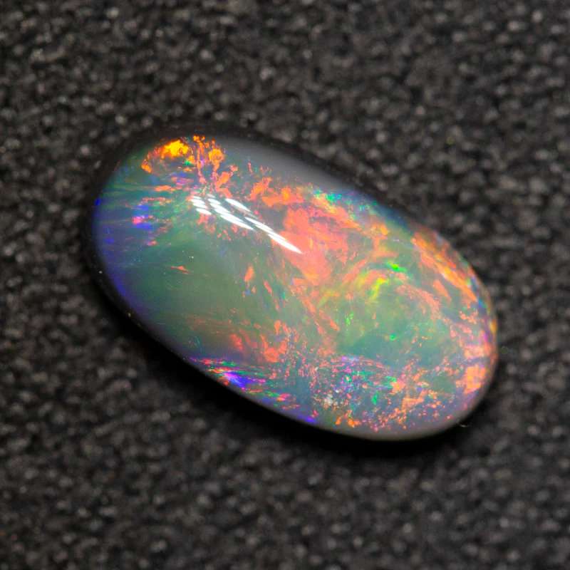 1.10 ct black opal 9.5x5.4x3.4mm - Image 3