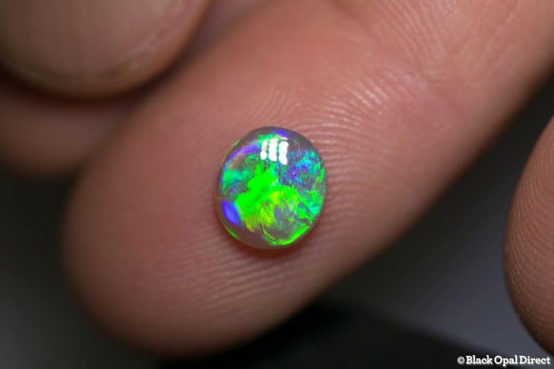 1.10 ct crystal opal 8x7.5x3mm - Image 3