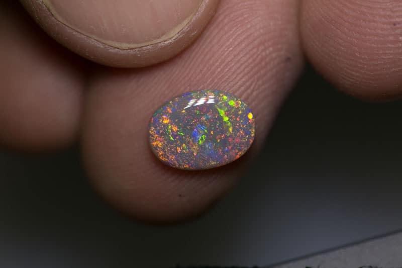1.10 ct dark opal 10x7x2mm - Image 3