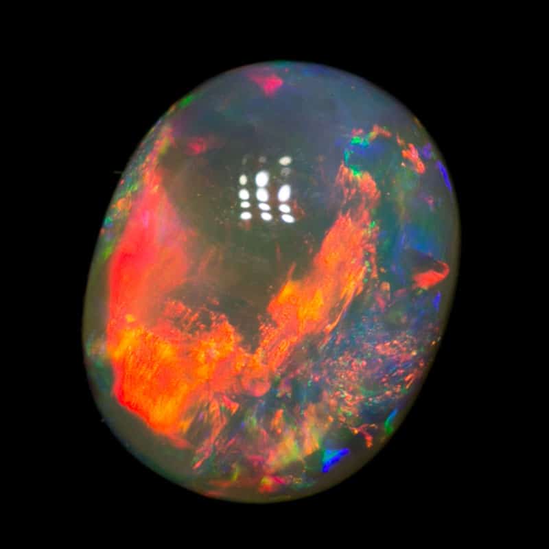 1.10 ct gem crystal opal 7.5x6x3mm - Image 4