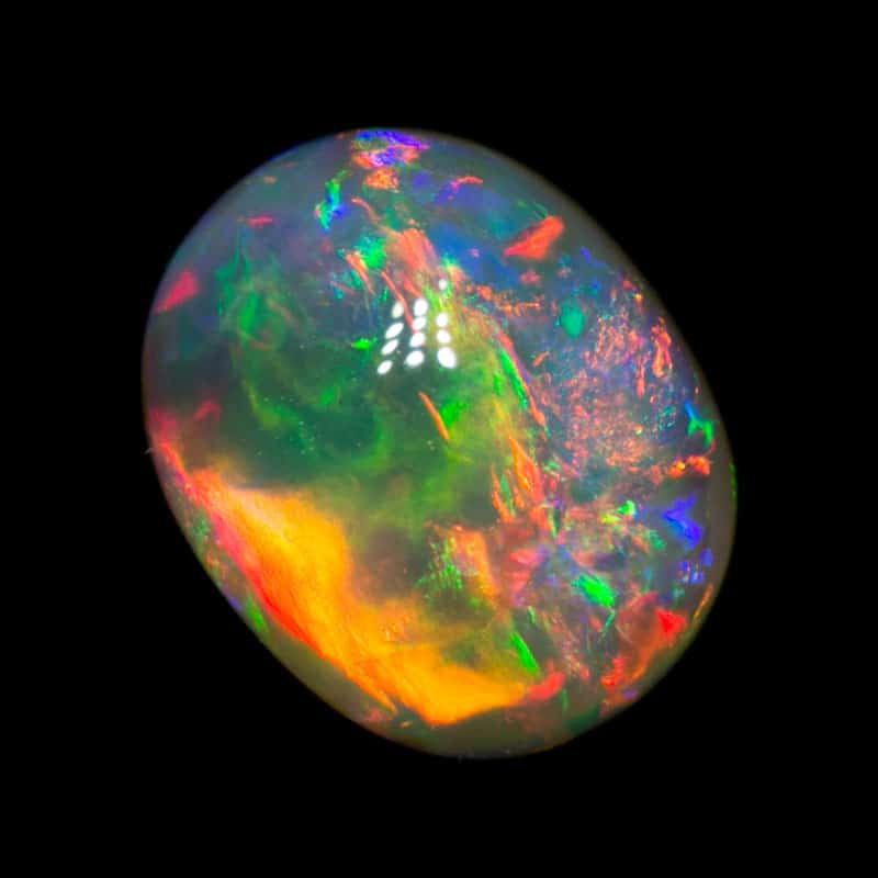 1.10 ct gem crystal opal 7.5x6x3mm - Image 6