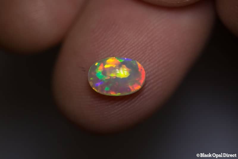 1.10 ct gem crystal opal 8x5.5x3.5mm - Image 5