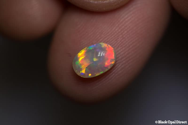 1.10 ct gem crystal opal 8x5.5x3.5mm - Image 6