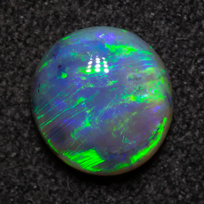 1.11 ct dark crystal opal 7.4x7x3.6mm - Image 2