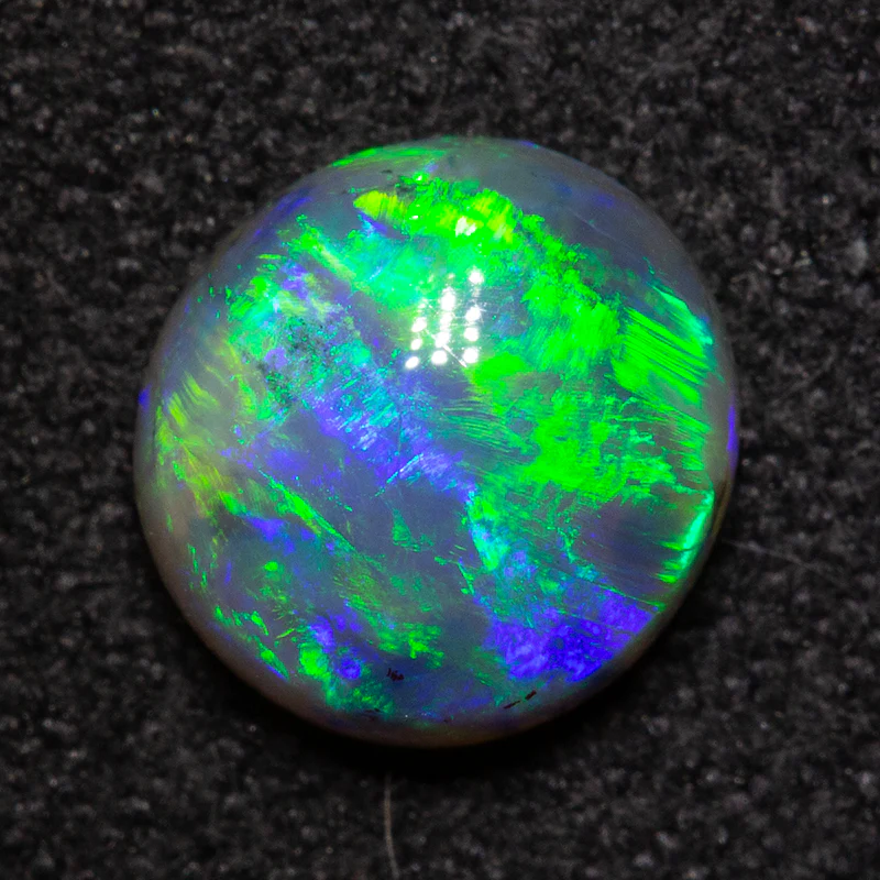 1.11 ct dark crystal opal 7.4x7x3.6mm - Image 3
