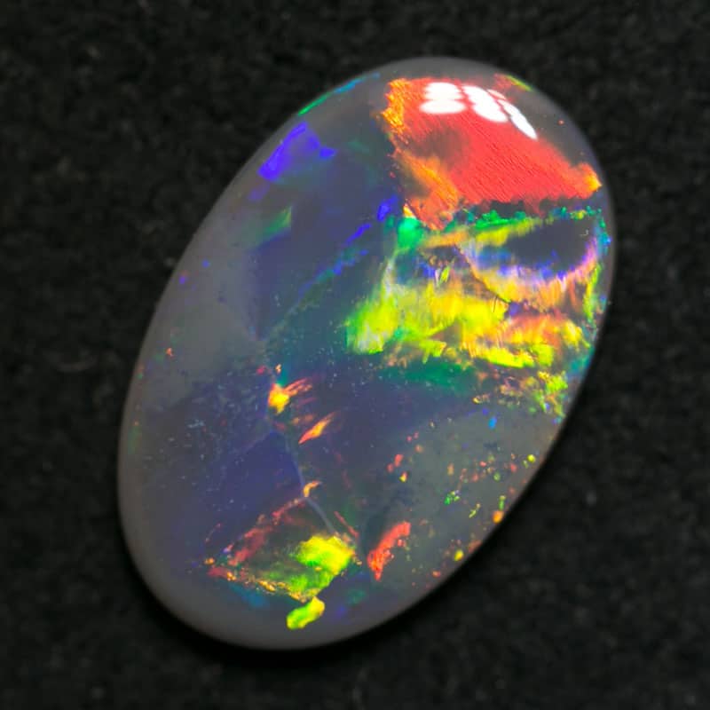 1.11 ct dark opal 11x7x2mm - Image 2