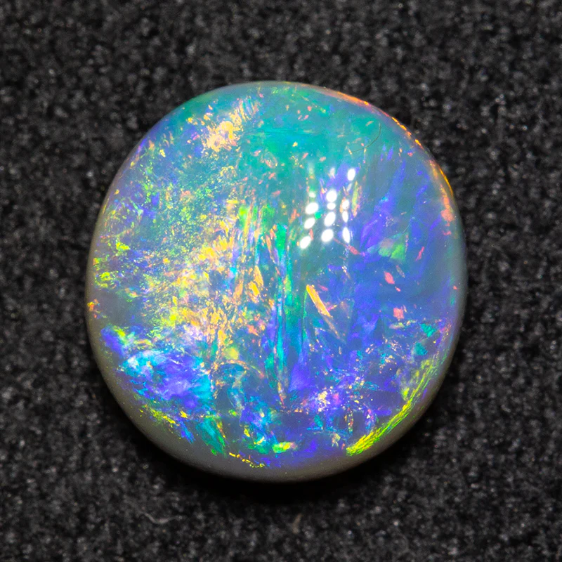 1.11 ct dark opal 7.6x7.3x3.1mm - Image 3