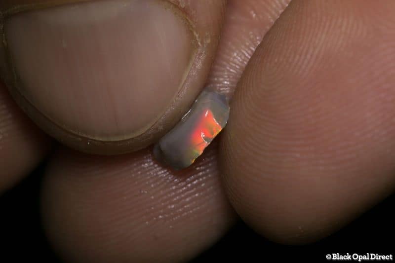 1.11 ct rough opal piece 8mm across - Image 2