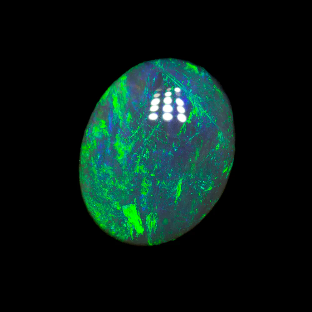 1.12 ct black opal 8.8x7x2.9mm - Image 2