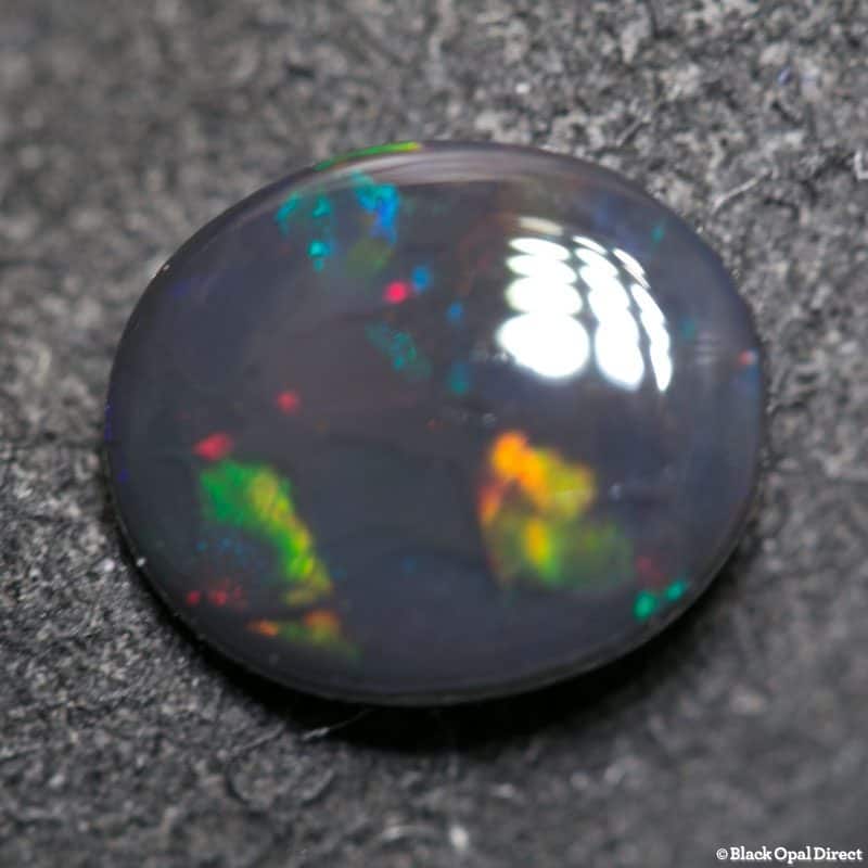 1.12 ct black opal 8x7x2.5mm - Image 3