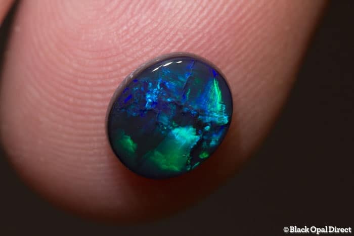 1.12 ct black opal 9x7.5x3.5mm - Image 4
