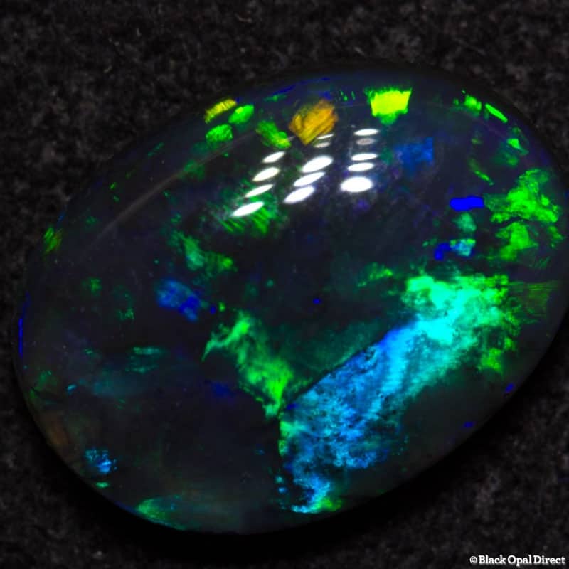 1.12 ct black opal 9x7x3mm - Image 3