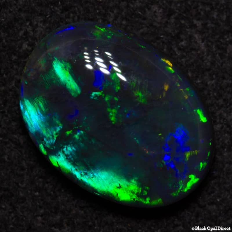 1.12 ct black opal 9x7x3mm - Image 4