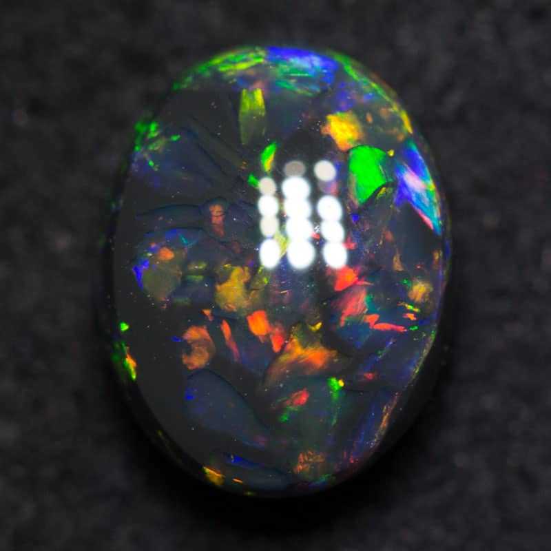 1.12 ct black opal gem 8.5x6x4mm - Image 2