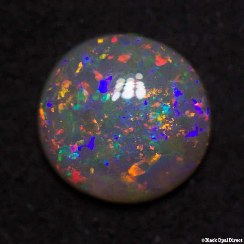 1.12 ct semi black opal 8x7.5x2.5mm - Image 3