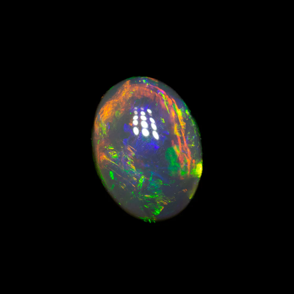 1.13 ct double-sided black opal 7.8x5.8x3.8mm - Image 3