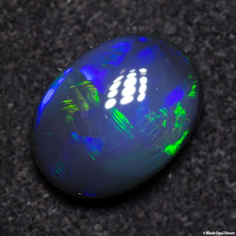 1.13 ct black opal 7x6x3mm - Image 3