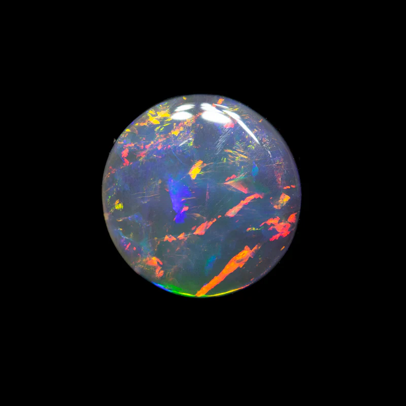 1.13 ct gem black opal 7.3x7.2x3.1mm - Image 3